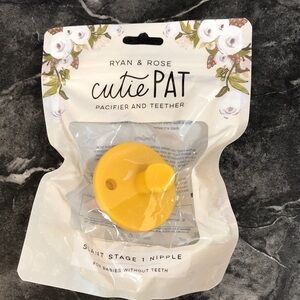 Cutie pat Ryan and Rose pacifier